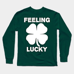 Feeling Lucky St. Patrick's Day Shamrock Long Sleeve T-Shirt